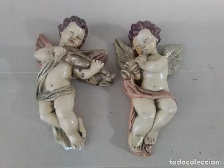 Antig&uuml;edades: 2 angelitos ( peque&ntilde;os defectos) - Foto 1