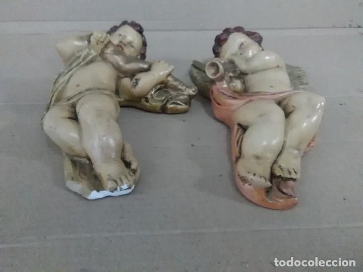 Antig&uuml;edades: 2 angelitos ( peque&ntilde;os defectos) - Foto 2