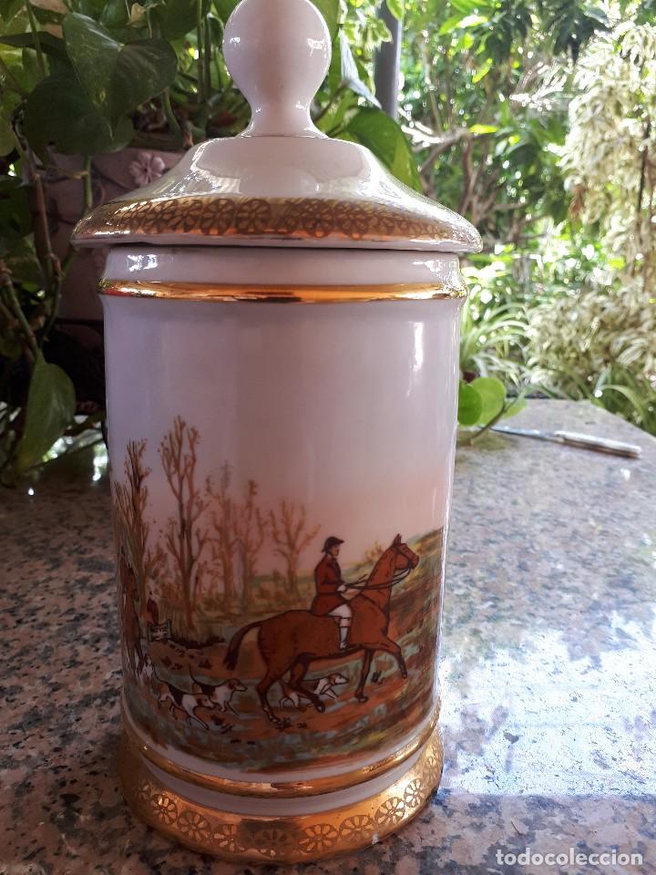 Antig&uuml;edades: antiguo tarro o albero de limoges - Foto 3