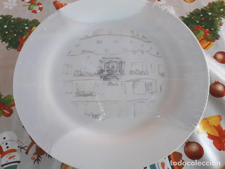 Antig&uuml;edades: juego de 4 platos , la pedrera de gaudi - Foto 1