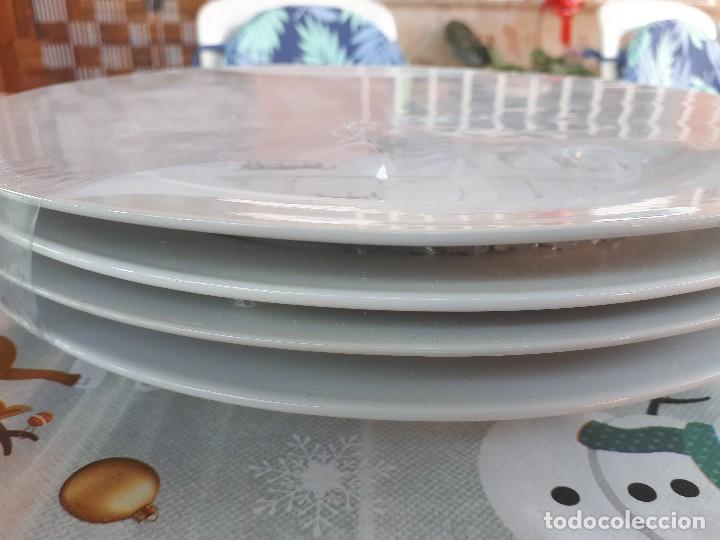 Antig&uuml;edades: juego de 4 platos , la pedrera de gaudi - Foto 3