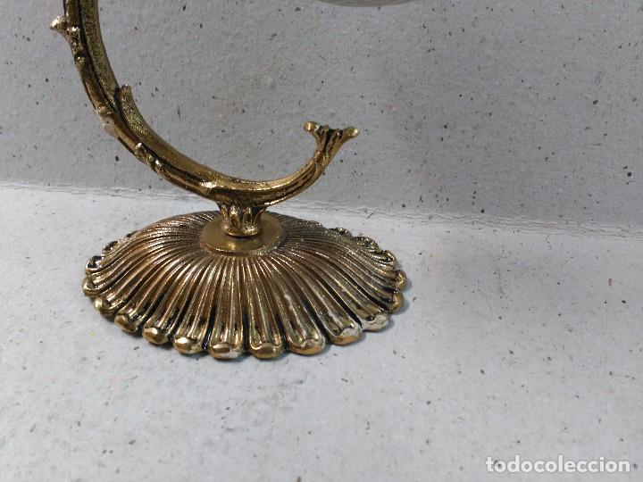 Antig&uuml;edades: APLIQUE DE PARED EN BRONCE Y CRISTAL, 1 LUZ - Foto 3