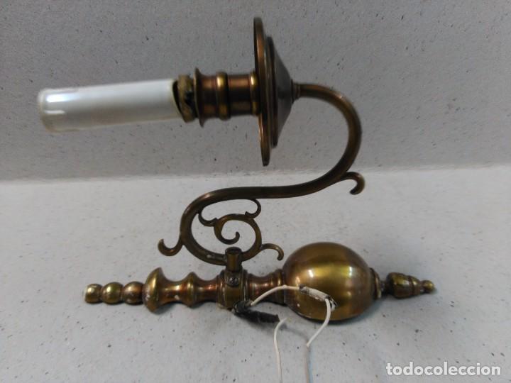 Antig&uuml;edades: APLIQUE DE PARED TIPO HOLANDES EN BRONCE - Foto 3