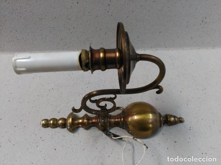Antig&uuml;edades: APLIQUE DE PARED TIPO HOLANDES EN BRONCE - Foto 4