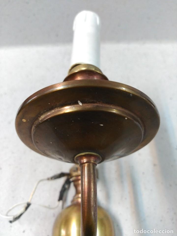 Antig&uuml;edades: APLIQUE DE PARED TIPO HOLANDES EN BRONCE - Foto 11