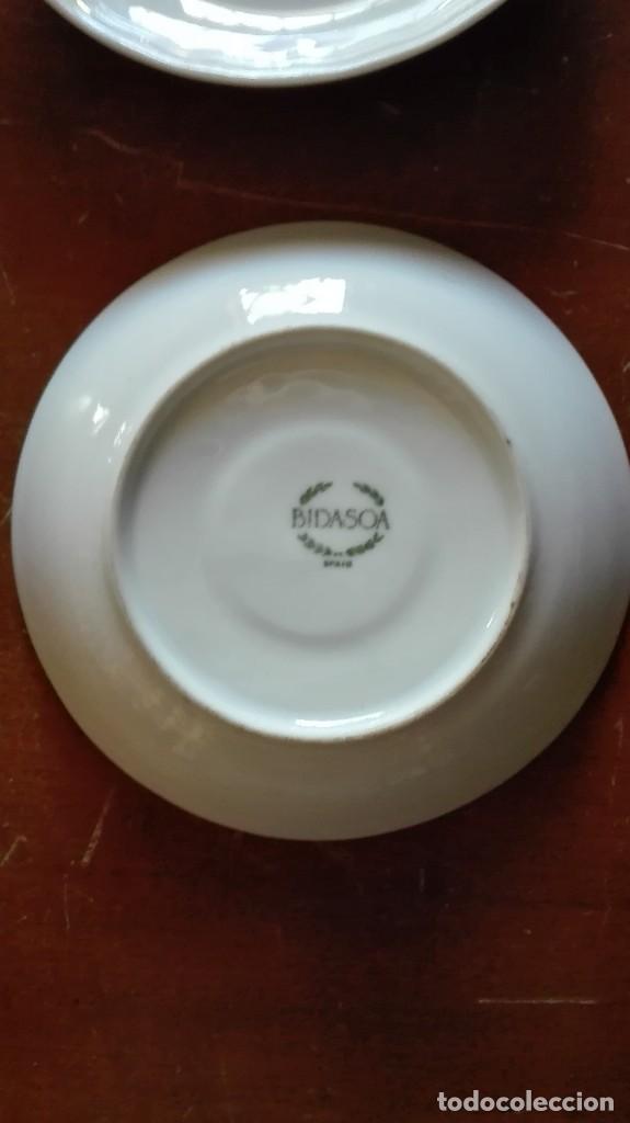 Antig&uuml;edades: Cuatro platos de cafe marca Bidasoa. - Foto 2