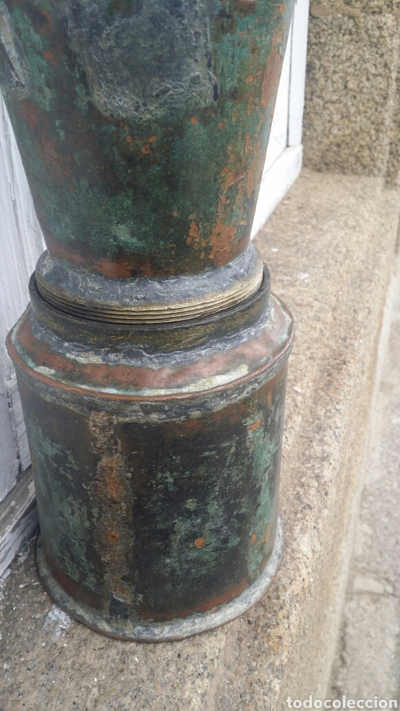 Antig&uuml;edades: Antigua l&aacute;mpara de carburo - Foto 2