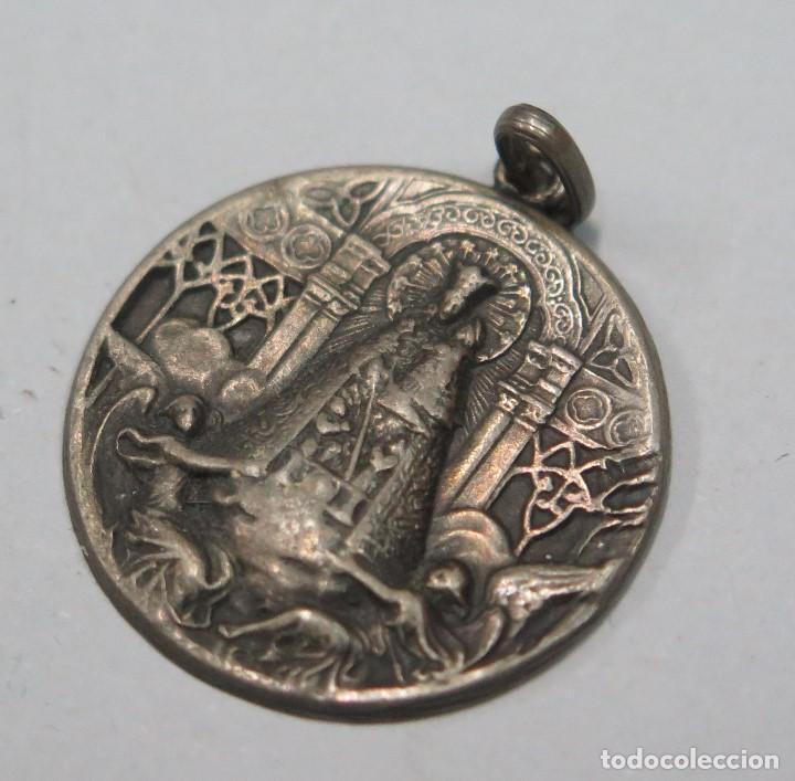 Antig&uuml;edades: MEDALLA VIRGEN ESPA&Ntilde;OLA. A IDENTIFICAR - Foto 1