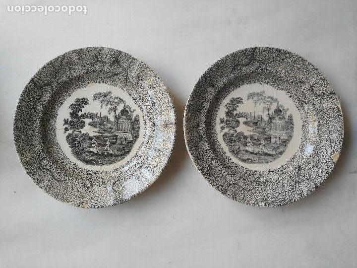 Antig&uuml;edades: DOS PLATOS PLANOS MARIANO POLA - Foto 1
