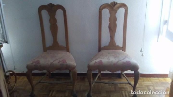 Antig&uuml;edades: Pareja de sillas - Foto 1