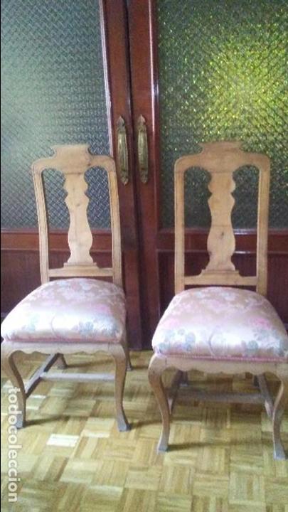 Antig&uuml;edades: Pareja de sillas - Foto 1
