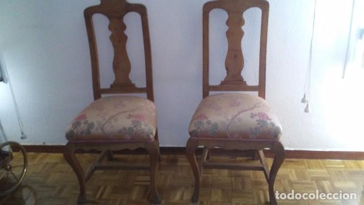 Antig&uuml;edades: Pareja de sillas - Foto 2