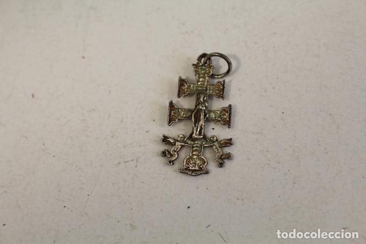 Antig&uuml;edades: cruz de caravaca en plata de ley - Foto 2