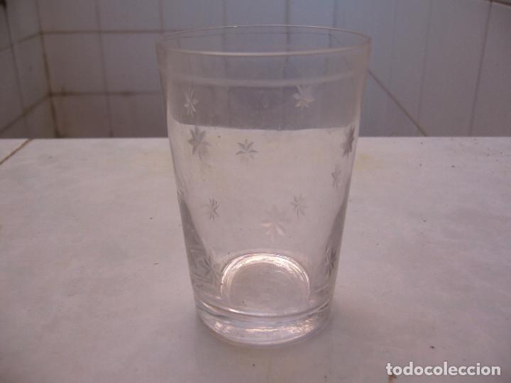 Antig&uuml;edades: 3 VASOS TALLADOS - Foto 4