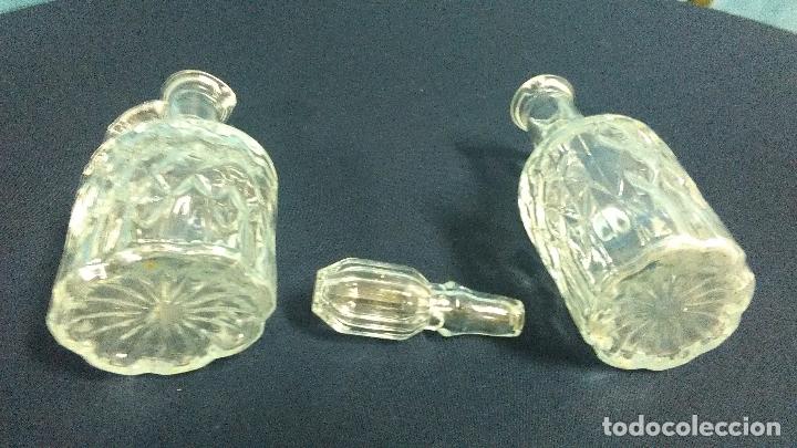 Antig&uuml;edades: PAREJA VINAGRERAS CRISTAL - Foto 2