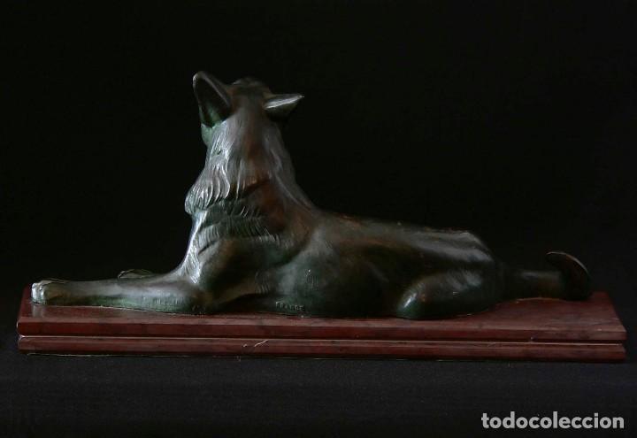 Antig&uuml;edades: ESCULTURA DE PERRO ART-DEC&Oacute; - Foto 2