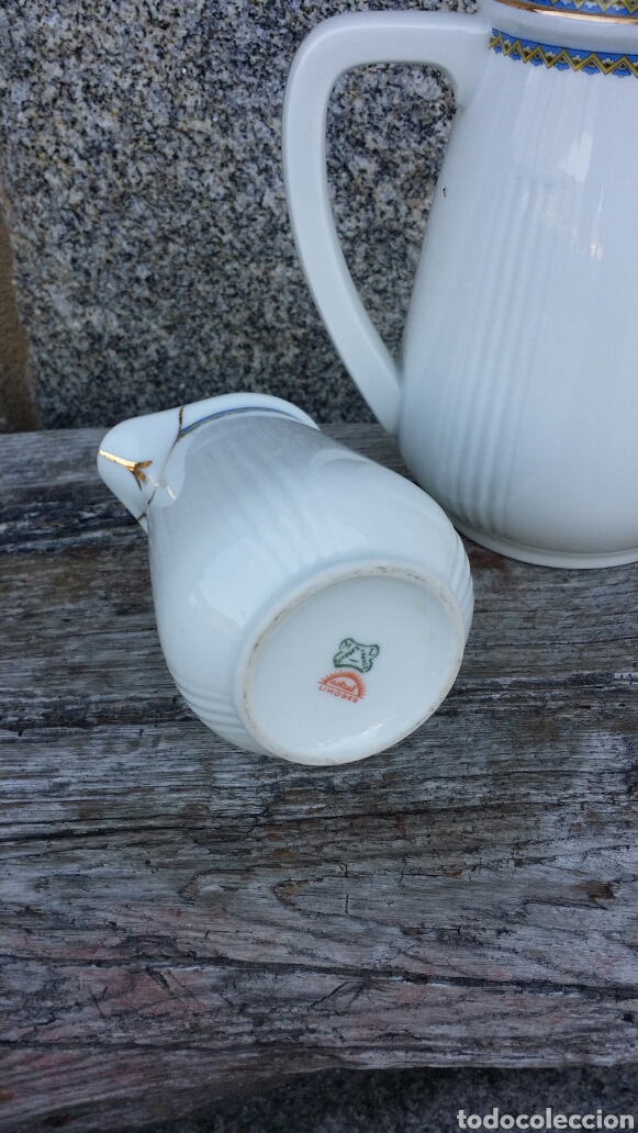 Antig&uuml;edades: Juego de caf&eacute; Limoges 11 servicios - Foto 6
