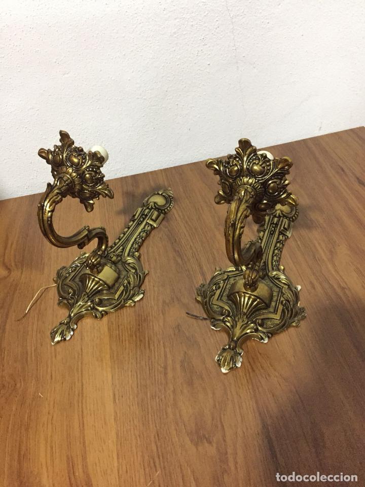 Antig&uuml;edades: APLIQUES ANTIGUOS DE BRONCE - Foto 1