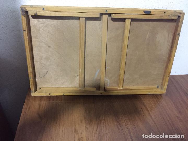 Antig&uuml;edades: BANDEJA  DE CAMA DE MADERA - Foto 3