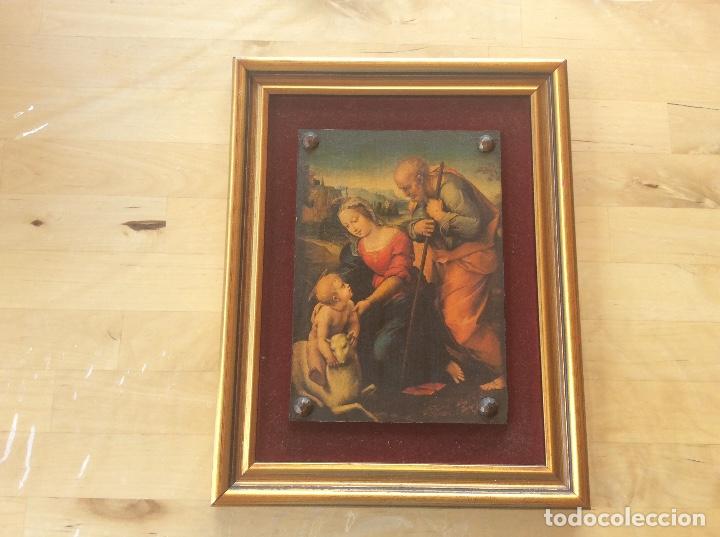 Antig&uuml;edades: Cuadro motivo religioso madera - Foto 1