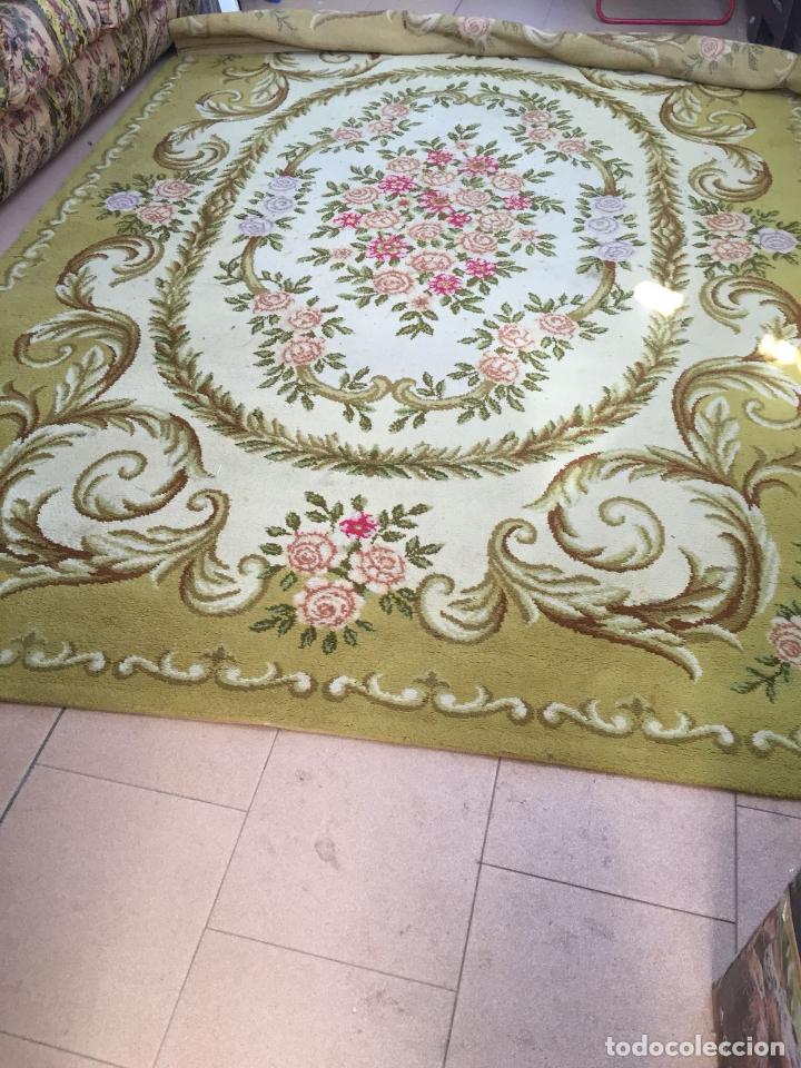 Antig&uuml;edades: ALFOMBRA FLORAL GRAN DIMENSION - Foto 4