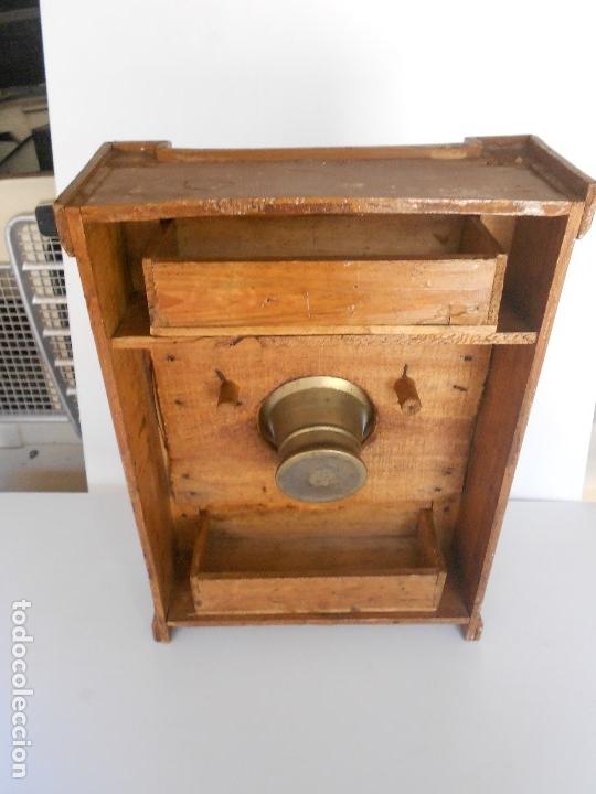 Antig&uuml;edades: mueble almirecero con almirez tiene 2 cajones - Foto 4