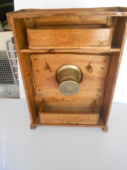 Antig&uuml;edades: mueble almirecero con almirez tiene 2 cajones - Foto 5