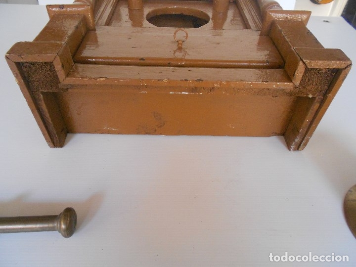 Antig&uuml;edades: mueble almirecero con almirez tiene 2 cajones - Foto 11