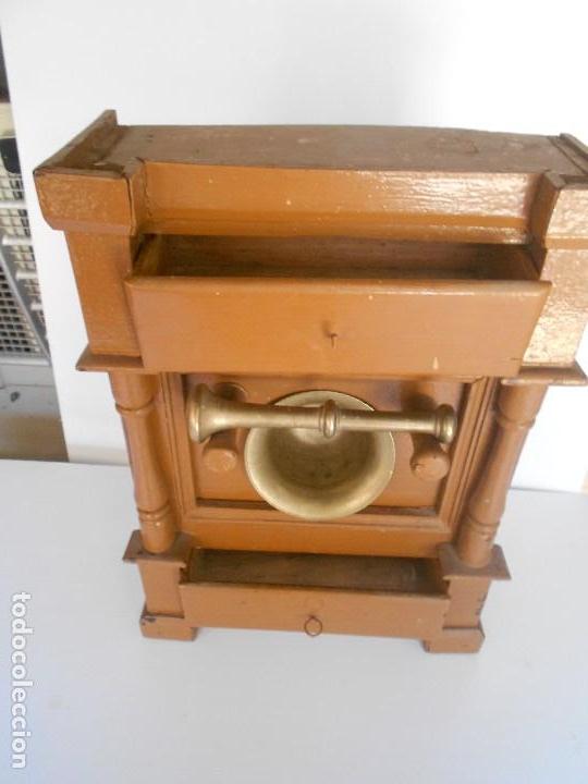 Antig&uuml;edades: mueble almirecero con almirez tiene 2 cajones - Foto 2