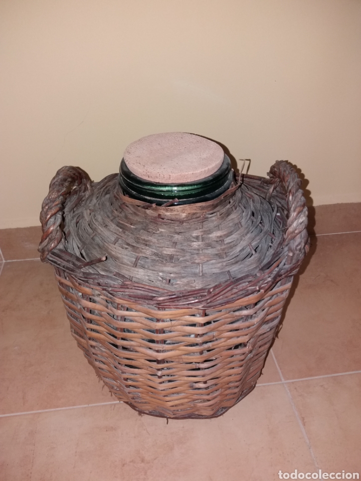 Antig&uuml;edades: Garrafa peque&ntilde;a 8 litros de boca ancha. - Foto 3