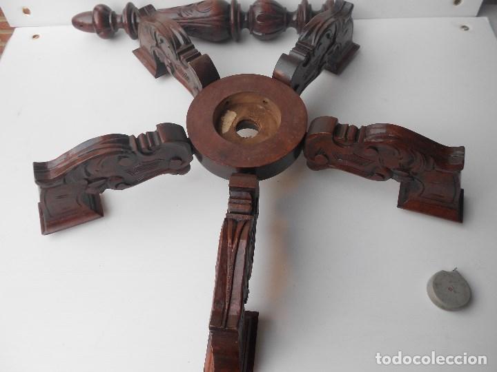Antig&uuml;edades: lampara madera para cablear - Foto 13