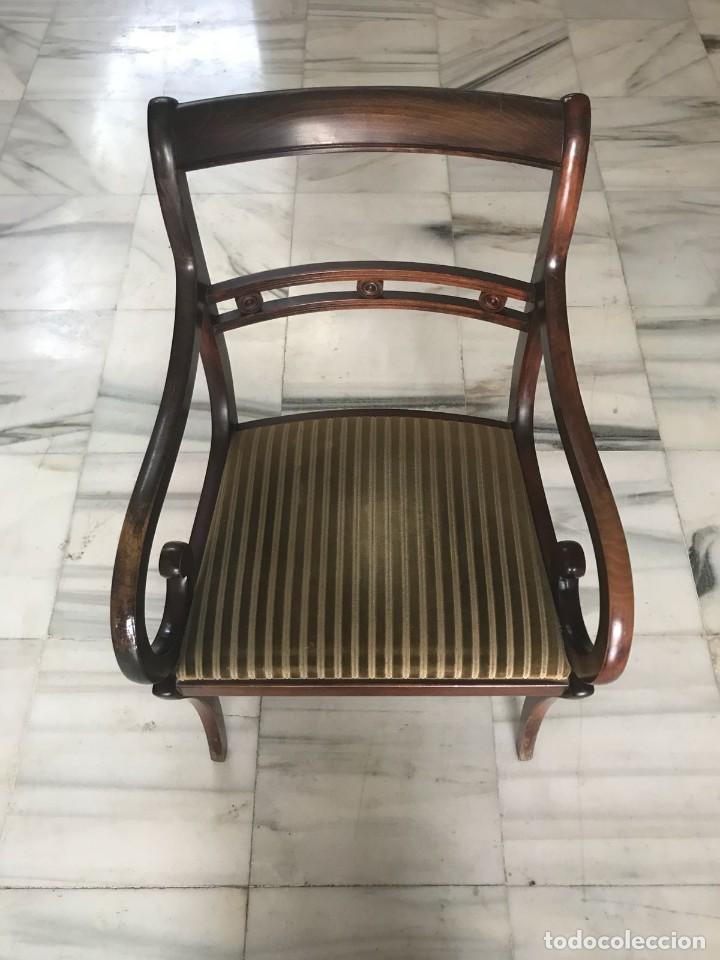 Antig&uuml;edades: Sillon ingl&eacute;s en caoba. Ref. 6267 - Foto 1