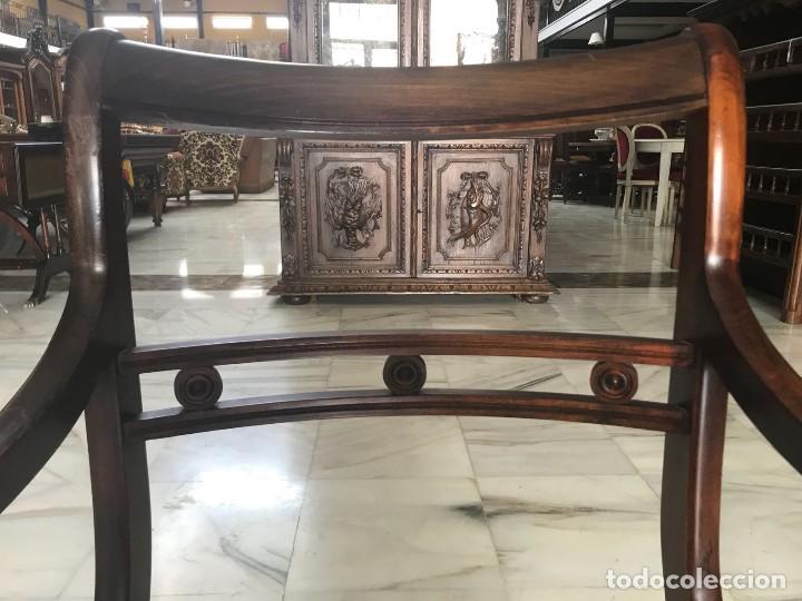 Antig&uuml;edades: Sillon ingl&eacute;s en caoba. Ref. 6267 - Foto 2