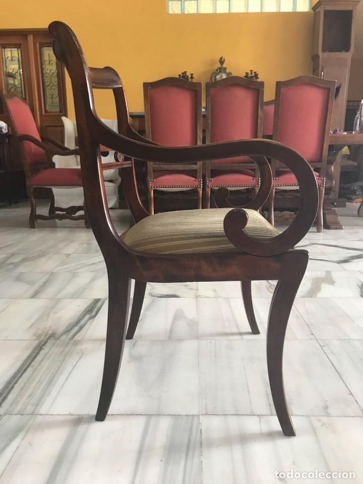 Antig&uuml;edades: Sillon ingl&eacute;s en caoba. Ref. 6267 - Foto 4