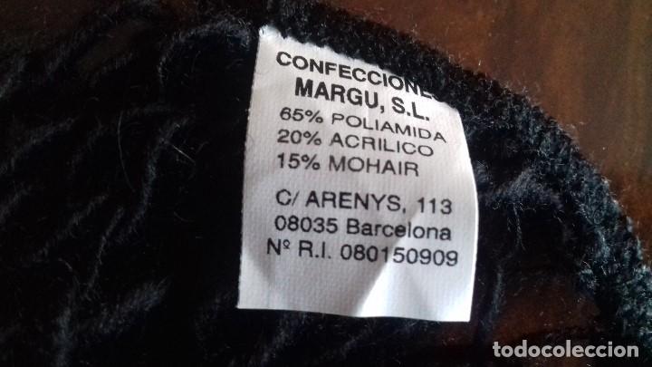 Antig&uuml;edades: CHAL NEGRO DE LANA GRANDE. - Foto 8