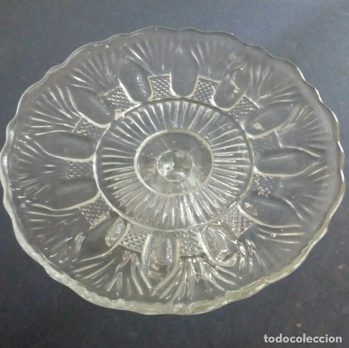 Antig&uuml;edades: FRUTERO DE VIDRIO PRENSADO - Foto 3