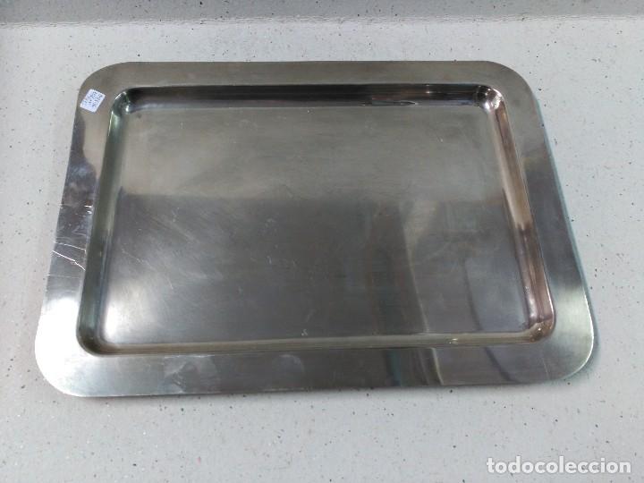 Antig&uuml;edades: BANDEJA DE METAL PLATEADO. - Foto 3