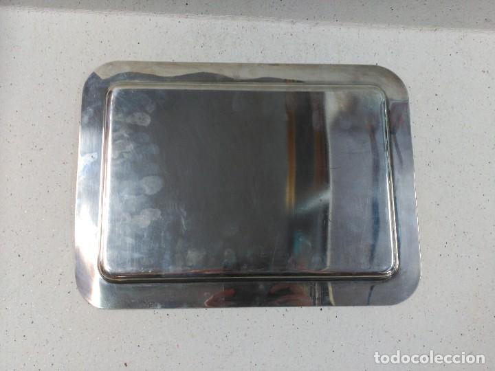 Antig&uuml;edades: BANDEJA DE METAL PLATEADO. - Foto 10