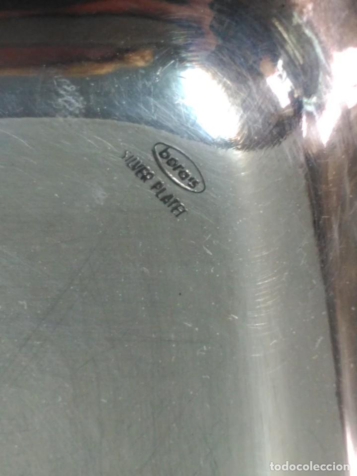 Antig&uuml;edades: BANDEJA DE METAL PLATEADO. - Foto 12