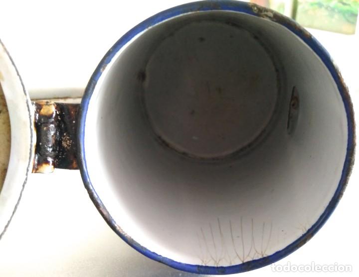 Antig&uuml;edades: TETERA O CAFETERA ESMALTADA. - Foto 6