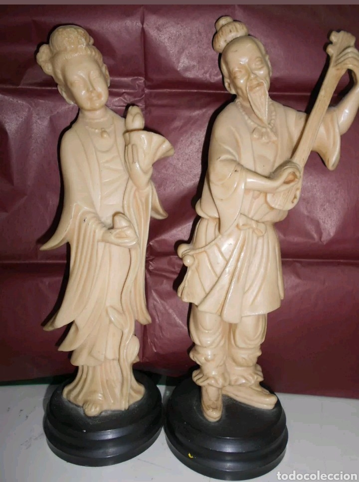 Antig&uuml;edades: DOS FIGURAS ANTIGUAS - Foto 1