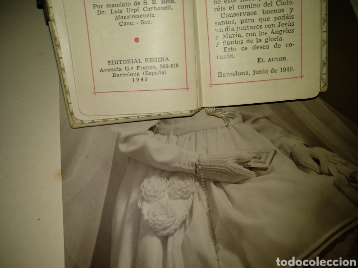 Antig&uuml;edades: ANTIGUO LIBRITO PRIMERA COMUNI&Oacute;N A&Ntilde;OS 40. - Foto 2