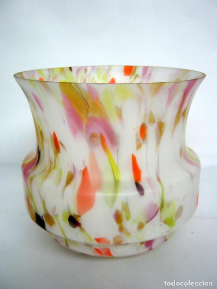 Antig&uuml;edades: Antigua Tulipa Cristal Multicolor - Foto 5