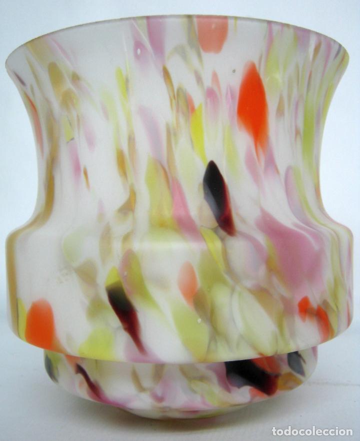 Antig&uuml;edades: Antigua Tulipa Cristal Multicolor - Foto 6