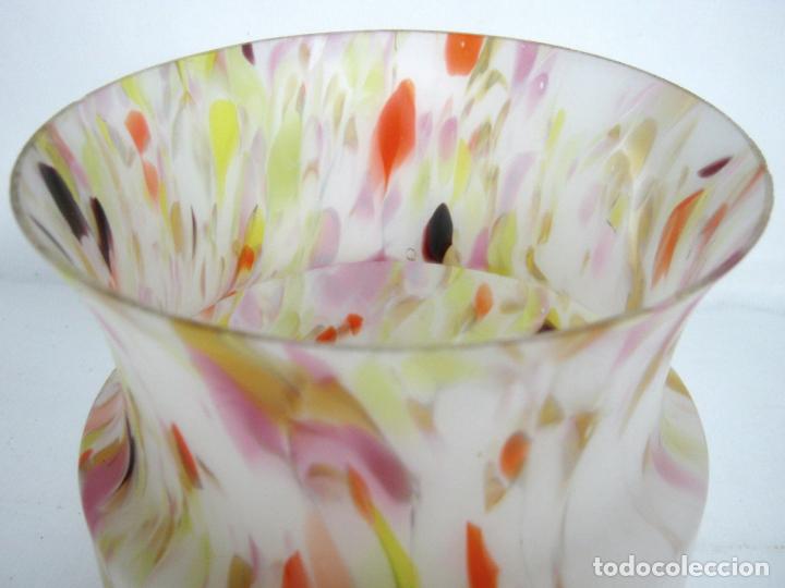 Antig&uuml;edades: Antigua Tulipa Cristal Multicolor - Foto 7