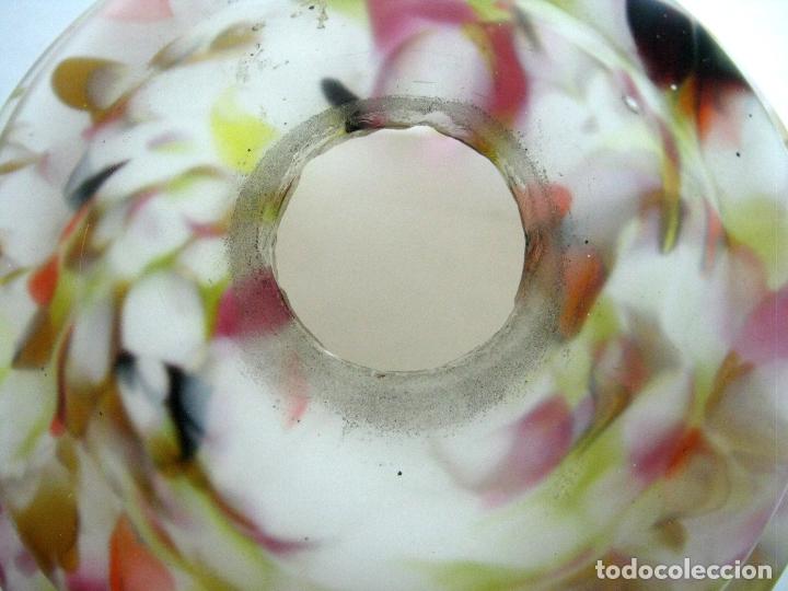 Antig&uuml;edades: Antigua Tulipa Cristal Multicolor - Foto 10