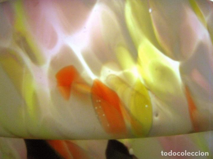 Antig&uuml;edades: Antigua Tulipa Cristal Multicolor - Foto 14