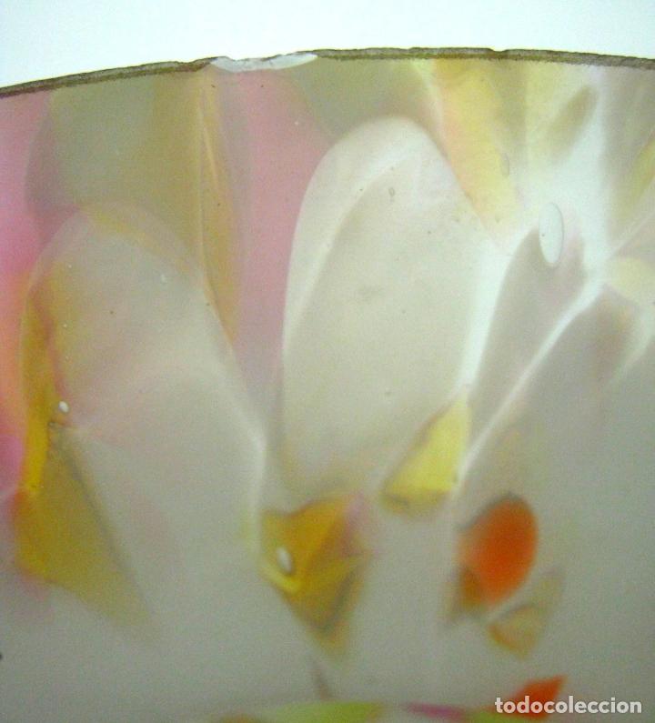 Antig&uuml;edades: Antigua Tulipa Cristal Multicolor - Foto 16