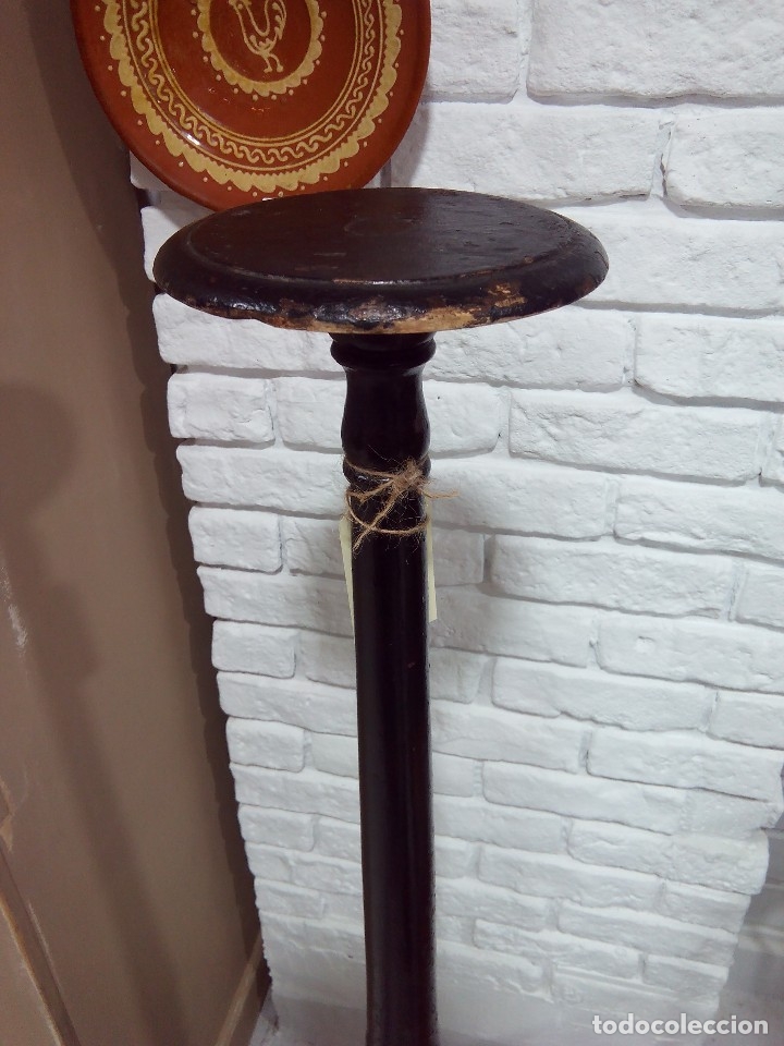 Antig&uuml;edades: PAREJA DE ANTIGUOS ACHEROS DE MADERA - Foto 7