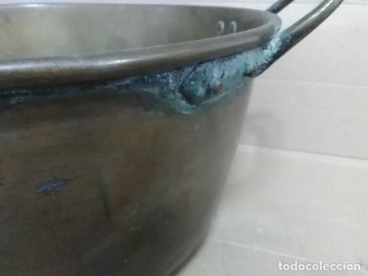 Antig&uuml;edades: Recipiente de cobre antiguo 33 x13 ctms - Foto 2